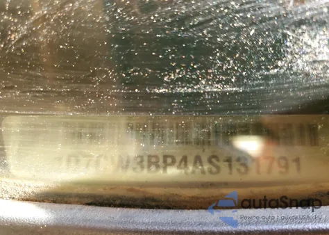 2010 Dodge Dakota Sxt z USA, uszkodzony, nr VIN 1D7CW3BP4AS131791